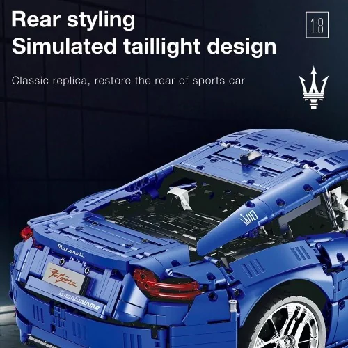 1/8 Maserati Grand Turismo 2024 (5,480pcs) REOBRIX 11010 REOBRIX