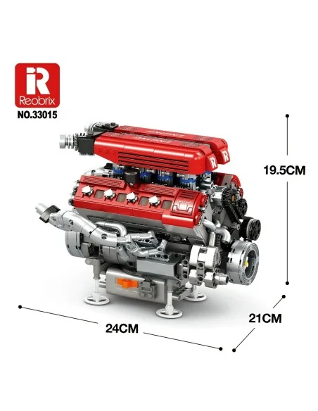 F1 Racing Engine (1101 pcs) REOBRIX 33015 REOBRIX F1 Racing Engine (1101 pcs) REOBRIX 33015 REOBRIX
