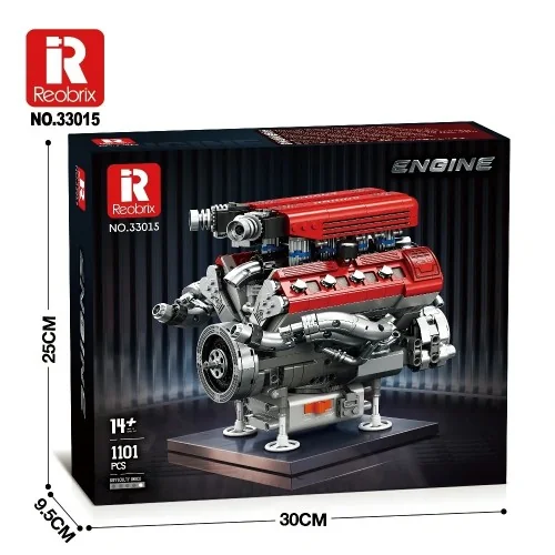 F1 Racing Engine (1101 pcs) REOBRIX 33015 REOBRIX