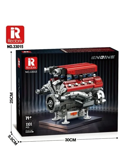 F1 Racing Engine (1101 pcs) REOBRIX 33015 REOBRIX