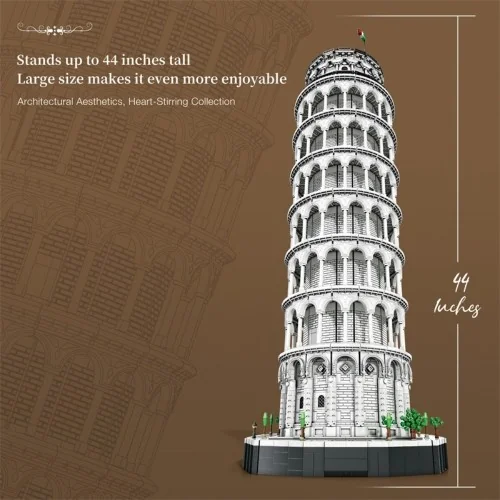 Torre di pisa (7652pcs) REOBRIX 66025 REOBRIX