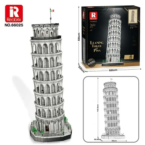 Torre di pisa (7652pcs) REOBRIX 66025 REOBRIX