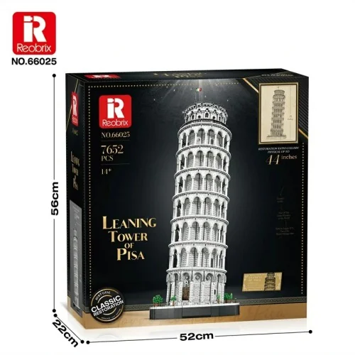 Torre di pisa (7652pcs) REOBRIX 66025 REOBRIX