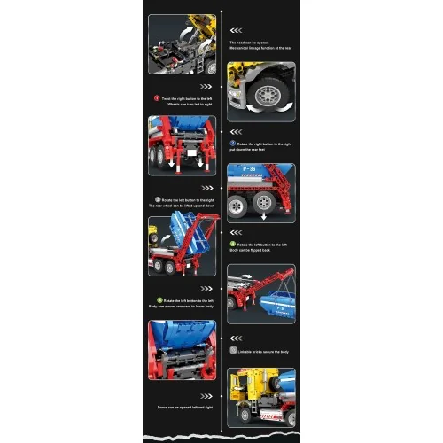 Camion con container RC (1918pcs) REOBRIX 22016 REOBRIX