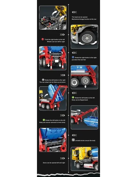 Camion con container RC (1918pcs) REOBRIX 22016 REOBRIX