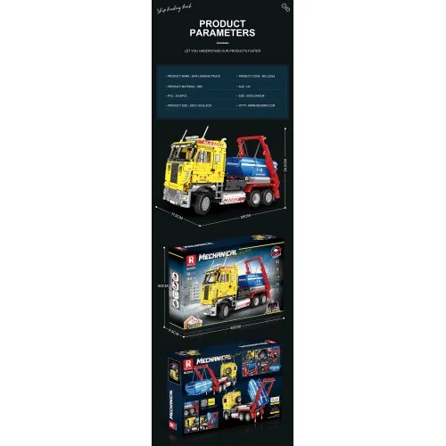 Camion con container RC (1918pcs) REOBRIX 22016 REOBRIX