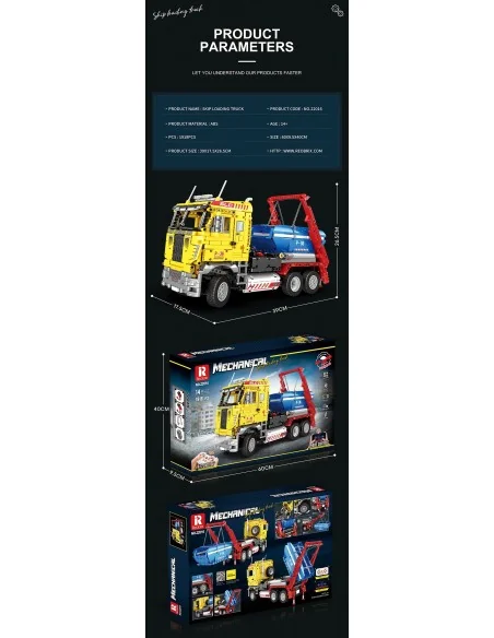 Camion con container RC (1918pcs) REOBRIX 22016 REOBRIX