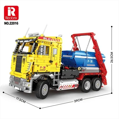 Camion con container RC (1918pcs) REOBRIX 22016 REOBRIX
