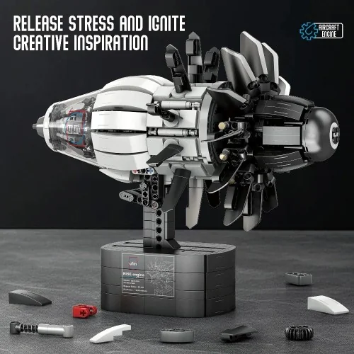 Aircraft Engine (1351pcs) REOBRIX 33018 REOBRIX