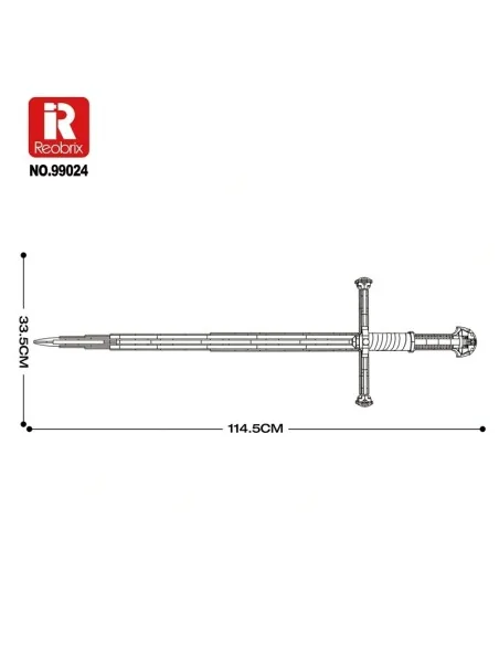 Narthil Sword (521pcs) REOBRIX 99024 REOBRIX Narthil Sword (521pcs) REOBRIX 99024 REOBRIX