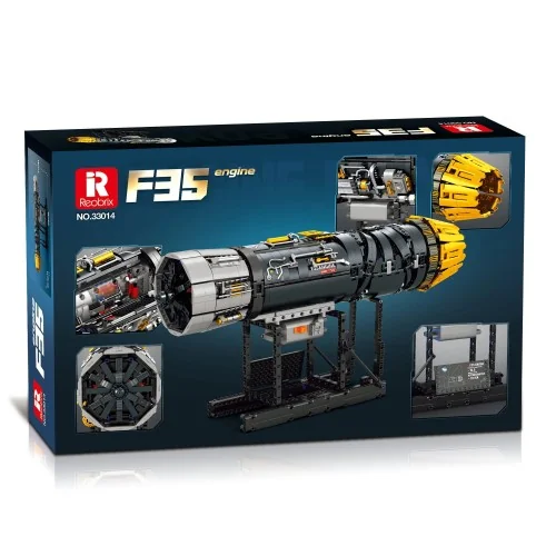 Fighter F35 Engine (1812 pcs) REOBRIX 33014 REOBRIX