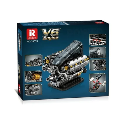 V6 Engine (1268 pcs) REOBRIX 33013 REOBRIX