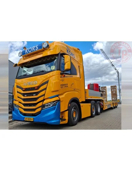 1/50 IVECO S-WAY AS HIGH MY2024 6X2 TWIN STEER SEMI LOW LOADER WITH RAMPS - 3 AXLE Kors Hoogwerksystemen WSI 01-5053 WSI MODELS 1/50 IVECO S-WAY AS HIGH MY2024 6X2 TWIN STEER SEMI LOW LOADER WITH RAMPS - 3 AXLE Kors Hoogwerksystemen WSI 01-5053 WSI MODELS