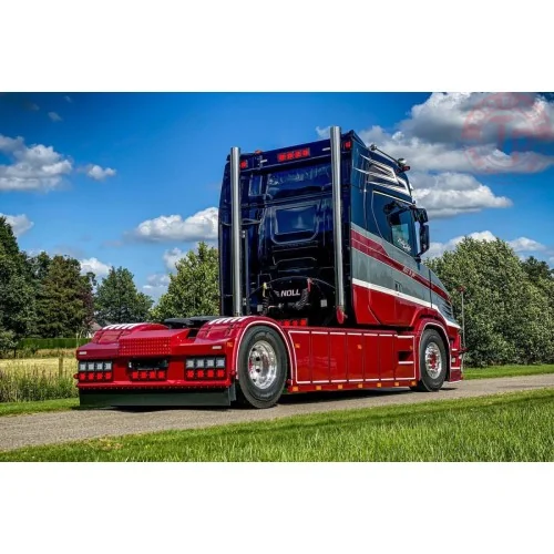 1/50 Transports Noll VLASTUIN S TORPEDO HIGHLINE FACELIFT 4X2 REEFER TRAILER - 3 AXLE WSI 01-4805 WSI MODELS