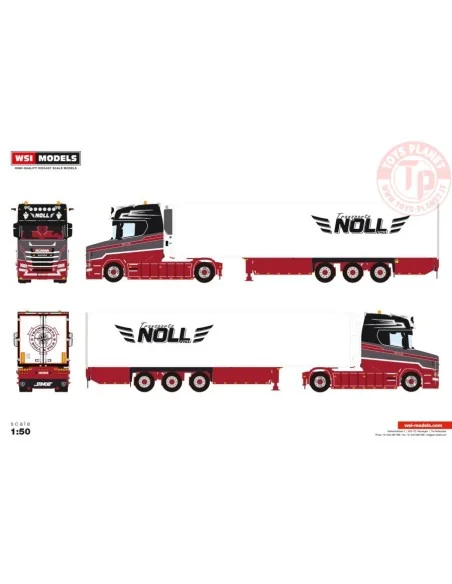 1/50 Transports Noll VLASTUIN S TORPEDO HIGHLINE FACELIFT 4X2 REEFER TRAILER - 3 AXLE WSI 01-4805 WSI MODELS 1/50 Transports Noll VLASTUIN S TORPEDO HIGHLINE FACELIFT 4X2 REEFER TRAILER - 3 AXLE WSI 01-4805 WSI MODELS