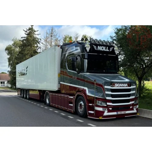 1/50 Transports Noll VLASTUIN S TORPEDO HIGHLINE FACELIFT 4X2 REEFER TRAILER - 3 AXLE WSI 01-4805 WSI MODELS