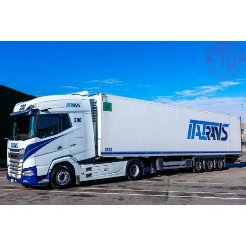 1/50 Italtrans SPA DAF XG+ 4X2 REEFER TRAILER - 3 AXLE WSI 01-5143 WSI MODELS