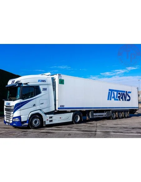 1/50 Italtrans SPA DAF XG+ 4X2 REEFER TRAILER - 3 AXLE WSI 01-5143 WSI MODELS 1/50 Italtrans SPA DAF XG+ 4X2 REEFER TRAILER - 3 AXLE WSI 01-5143 WSI MODELS