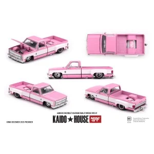 1:64 CHEVROLET SILVERADO DUALLY VINTAGE SPEC V2 1980 KHMG243 MINI GT