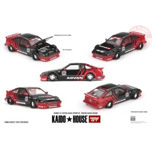 1:64 TOYOTA AE86 SPRINTER TRUENO KAIDO ADVAN 1983 KHMG214 MINI GT