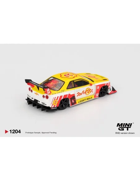 1:64 NISSAN GTR (R34) LBSUPER SILHOUETTE SKYLINE SUPPAIMAN OKINAWA 2025 MGT01204-R MINI GT 1:64 NISSAN GTR (R34) LBSUPER SILHOUETTE SKYLINE SUPPAIMAN OKINAWA 2025 MGT01204-R MINI GT