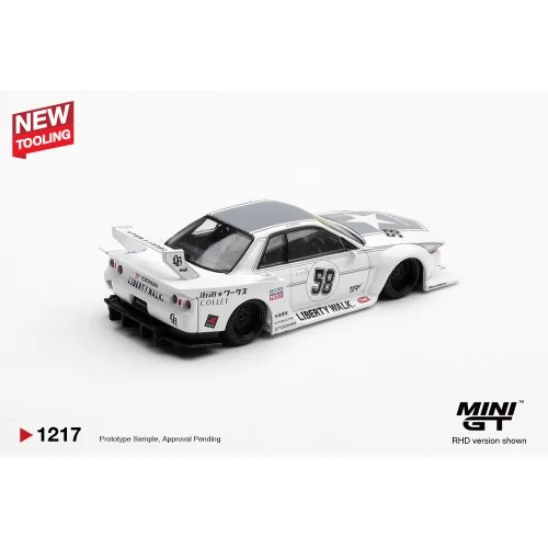 1:64 NISSAN GTR (R32) LBKAIDO WORKS TAS 2025 MGT01217-R MINI GT