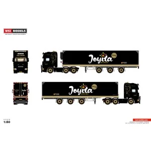 1/50 P&M Jansen - Van Ooijen Citrus SCANIA R6 TOPLINE 6X2 TWIN STEER TRIDEC REEFER TRAILER - 3 AXLE WSI 01-5742 WSI MODELS