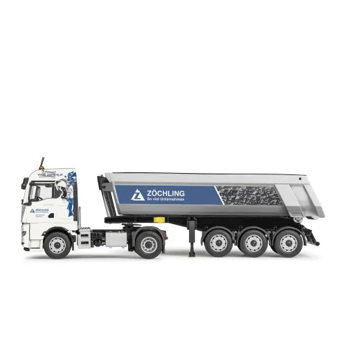 1/50 MAN TGX GM semi-trailer truck with SCHWARZMÜLLER round-body dumpers CONRAD 80231/04 CONRAD