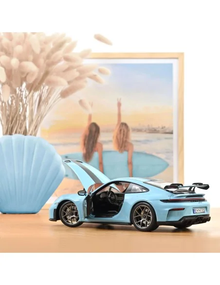 1/18 PORSCHE 911 GT3 W/WEISSACH PACK 2025 GULFBLUE NV187000 NOREV 1/18 PORSCHE 911 GT3 W/WEISSACH PACK 2025 GULFBLUE NV187000 NOREV