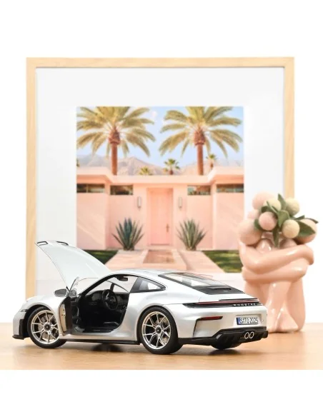 1/18 PORSCHE 911 GT3 W/TOURING PACK 2025 GT SILVERMETALLIC NV187002 NOREV