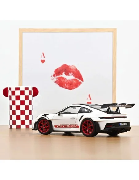 1/18 PORSCHE 911 GT3 RS W/WEISSACH PACK 2022 WHITE/RED NV187373 NOREV 1/18 PORSCHE 911 GT3 RS W/WEISSACH PACK 2022 WHITE/RED NV187373 NOREV