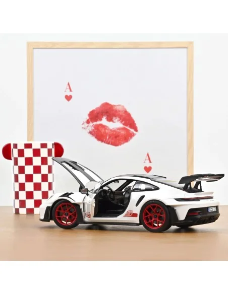 1/18 PORSCHE 911 GT3 RS W/WEISSACH PACK 2022 WHITE/RED NV187373 NOREV 1/18 PORSCHE 911 GT3 RS W/WEISSACH PACK 2022 WHITE/RED NV187373 NOREV
