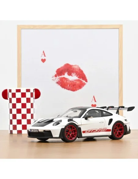 1/18 PORSCHE 911 GT3 RS W/WEISSACH PACK 2022 WHITE/RED NV187373 NOREV