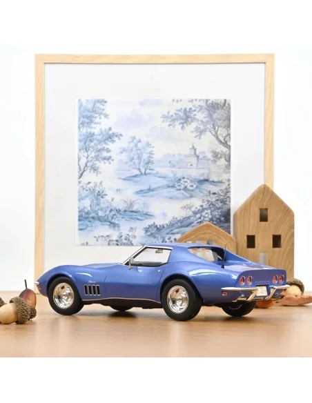 1/18 CHEVROLET CORVETTE COUPE' 1969 LE MANS BLUE NV189034 NOREV