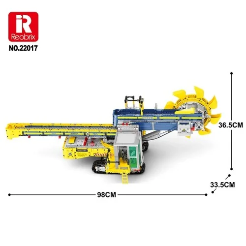 Escavatore da miniera (3188pcs) REOBRIX 22017 REOBRIX