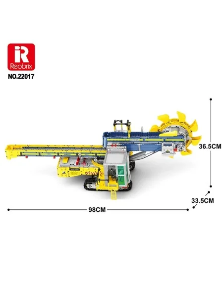 Escavatore da miniera (3188pcs) REOBRIX 22017 REOBRIX