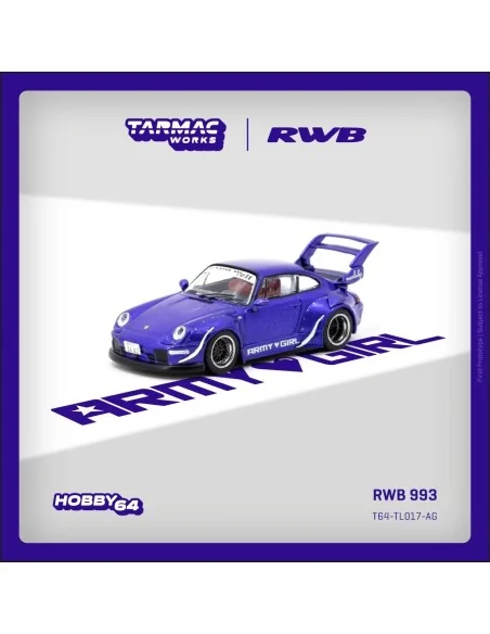 1/64 Porsche Rwb 993 Army Girl T64-TL017-AG TARMAC WORKS