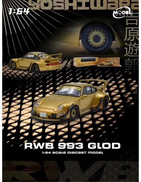 1:64 Porsche RWB 993 Gold MM64-RWB99-006 MODEL MODEL