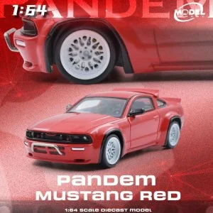 1:64 Ford Mustang PANDEM Red MM64--PM-001 MODEL MODEL