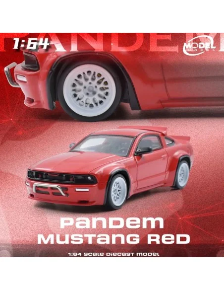 1:64 Ford Mustang PANDEM Red MM64--PM-001 MODEL MODEL
