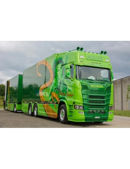 1/50 Müller - Shania Twain Scania Next Gen 590S-V8 Highline con rimorchio 2 assi TEKNO 90376 TEKNO 1/50 Müller - Shania Twain Scania Next Gen 590S-V8 Highline con rimorchio 2 assi TEKNO 90376 TEKNO
