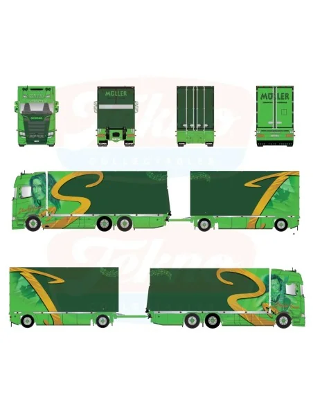1/50 Müller - Shania Twain Scania Next Gen 590S-V8 Highline con rimorchio 2 assi TEKNO 90376 TEKNO 1/50 Müller - Shania Twain Scania Next Gen 590S-V8 Highline con rimorchio 2 assi TEKNO 90376 TEKNO