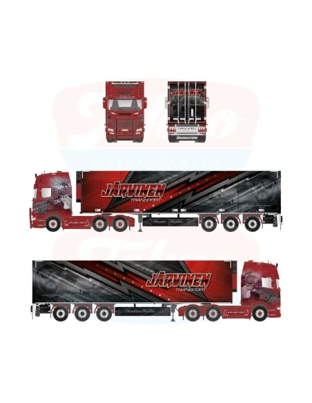 1/50 Järvinen Scania Next Gen 770S Highline 6x4 con semirimorchio frigo 3 assi TEKNO 90814 TEKNO 1/50 Järvinen Scania Next Gen 770S Highline 6x4 con semirimorchio frigo 3 assi TEKNO 90814 TEKNO