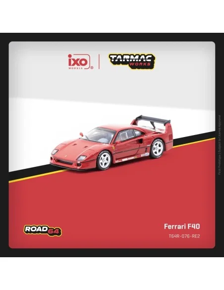 1/64 Ferrari F40 Red T64R-076-RE2 TARMAC WORKS