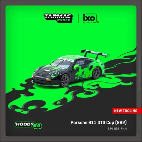 1/64 Porsche 911 GT3 Cup (992) Fire Monkey Motorsport T64-093-FMM TARMAC WORKS