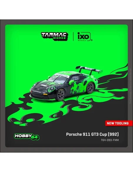 1/64 Porsche 911 GT3 Cup (992) Fire Monkey Motorsport T64-093-FMM TARMAC WORKS
