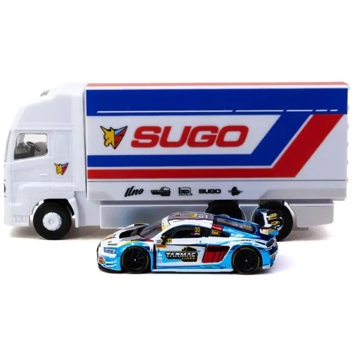 1/64 AUDI R8 LMS GT3 EVO II N30 MACAO GT CUP 2024 + TRUCK T64-043-24MGP30 TARMAC WORKS