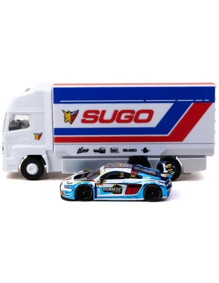 1/64 AUDI R8 LMS GT3 EVO II N30 MACAO GT CUP 2024 + TRUCK T64-043-24MGP30 TARMAC WORKS 1/64 AUDI R8 LMS GT3 EVO II N30 MACAO GT CUP 2024 + TRUCK T64-043-24MGP30 TARMAC WORKS
