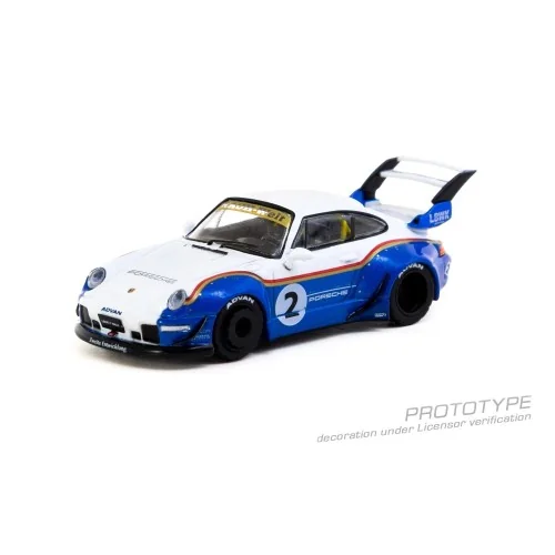 1/64 Porsche RWB 993 Liberty Walk con contenitore espositore T64-TL017-LBWK2 TARMAC WORKS