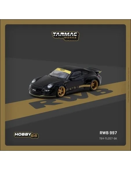 1/64 Porsche 911 RWB 997 nero T64-TL057-BK TARMAC WORKS